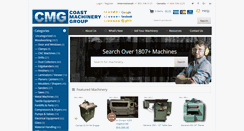 Desktop Screenshot of coastmachinery.com